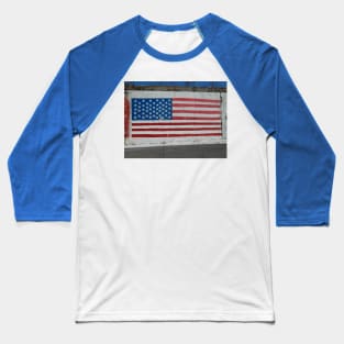 American flag graffiti Baseball T-Shirt